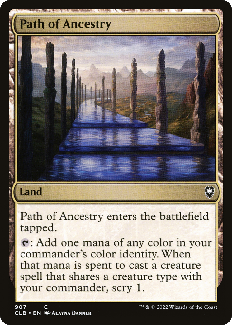Path of Ancestry (CLB-907) [Commander Legends: Battle for Baldur's Gate] MTG Single Wizards of the Coast