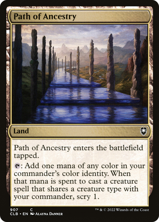 Path of Ancestry (CLB-907) [Commander Legends: Battle for Baldur's Gate] MTG Single Wizards of the Coast
