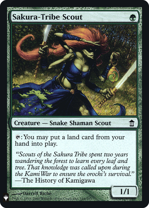 Sakura-Tribe Scout (LIST-144) [Mystery Booster] The List Foil MTG Single Wizards of the Coast