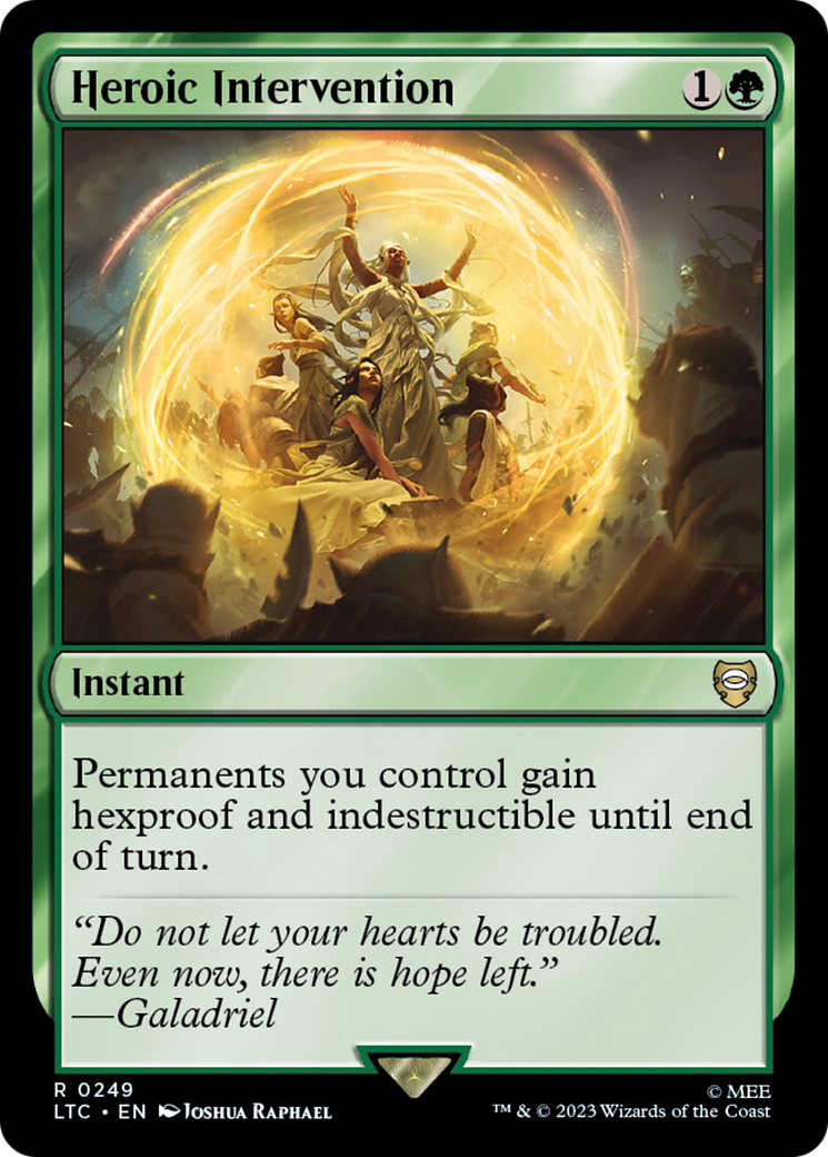 Heroic Intervention (LTC-249) [Tales of Middle-earth Commander] MTG Single Wizards of the Coast
