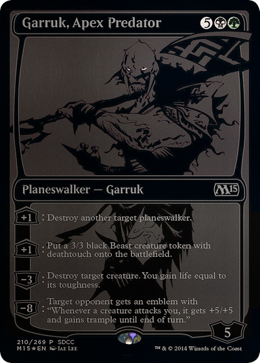 Garruk, Apex Predator (SDCC 2014 Exclusive) (MEDIA-210) [Misc] San Diego Comic-Con 2014 Foil MTG Single Wizards of the Coast