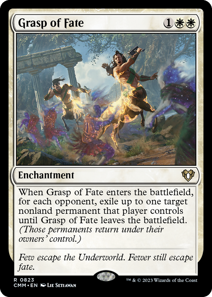 Grasp of Fate (CMM-823) [Commander Masters] MTG Single Wizards of the Coast
