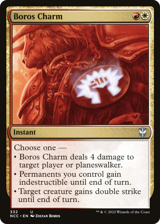 Boros Charm (NCC-332) [New Capenna Commander] MTG Single Wizards of the Coast
