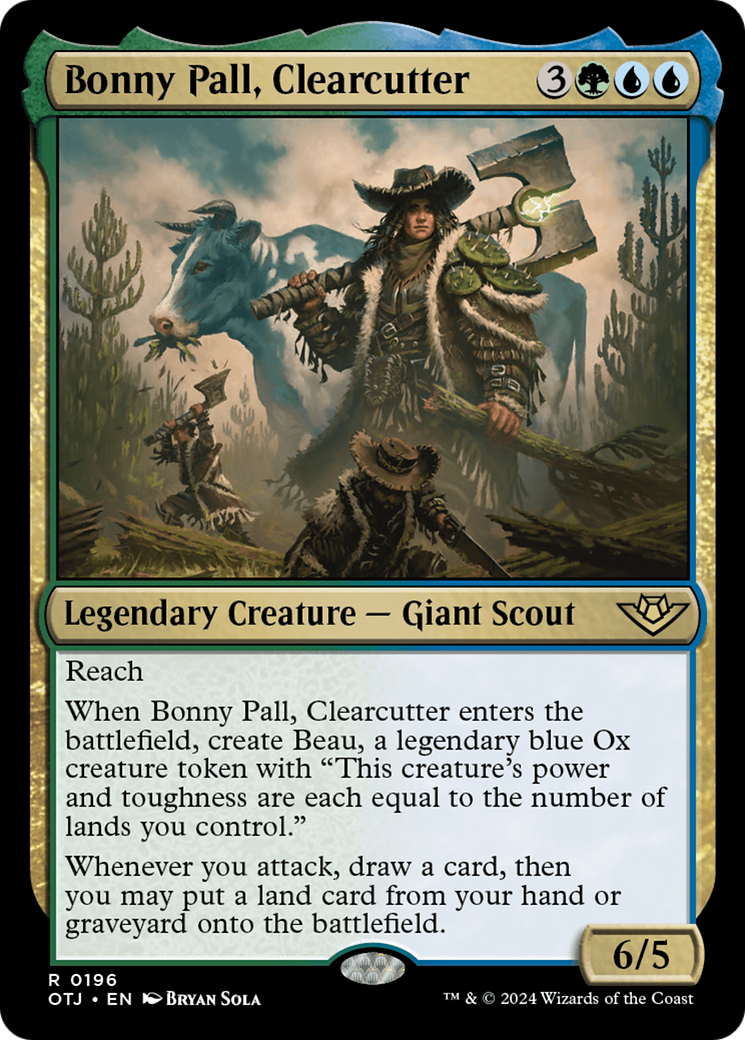 Bonny Pall, Clearcutter (OTJ-196) [Outlaws of Thunder Junction] Foil MTG Single Wizards of the Coast