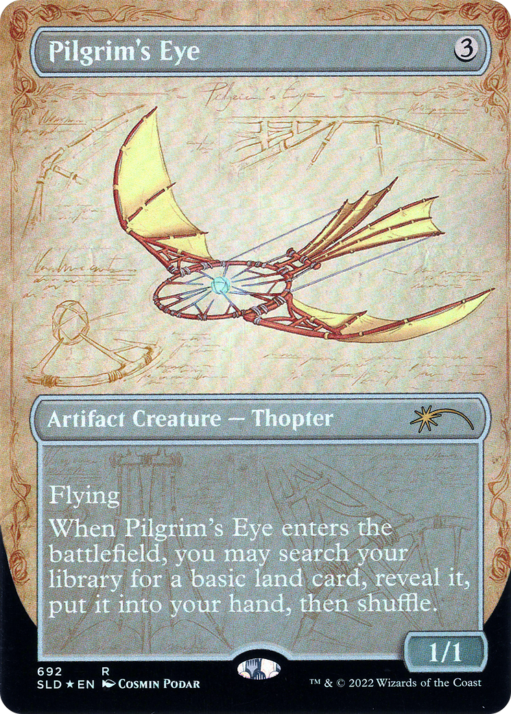 Pilgrim's Eye (SLD-692) [Secret Lair] Drop (Borderless) Foil MTG Single Wizards of the Coast