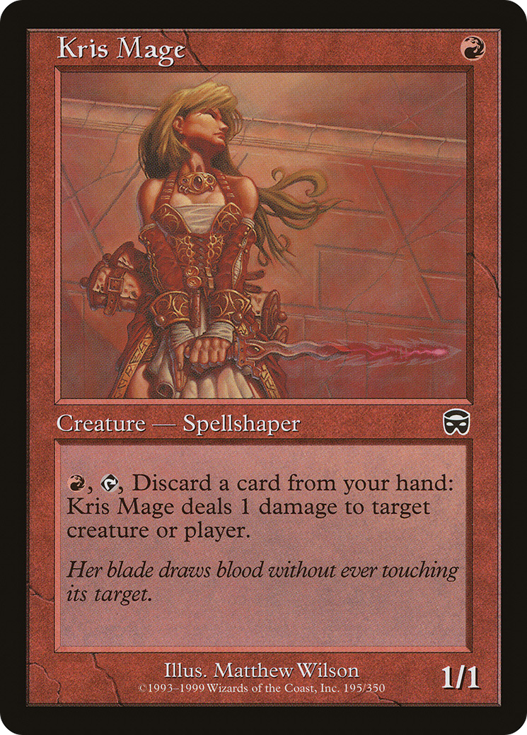 Kris Mage (MMQ-195) [Mercadian Masques] Foil MTG Single Wizards of the Coast