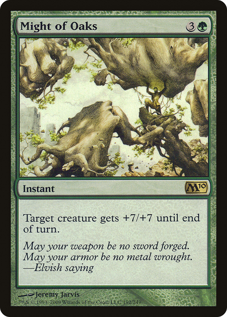 Might of Oaks (M10-192) [Magic 2010] Foil MTG Single Wizards of the Coast