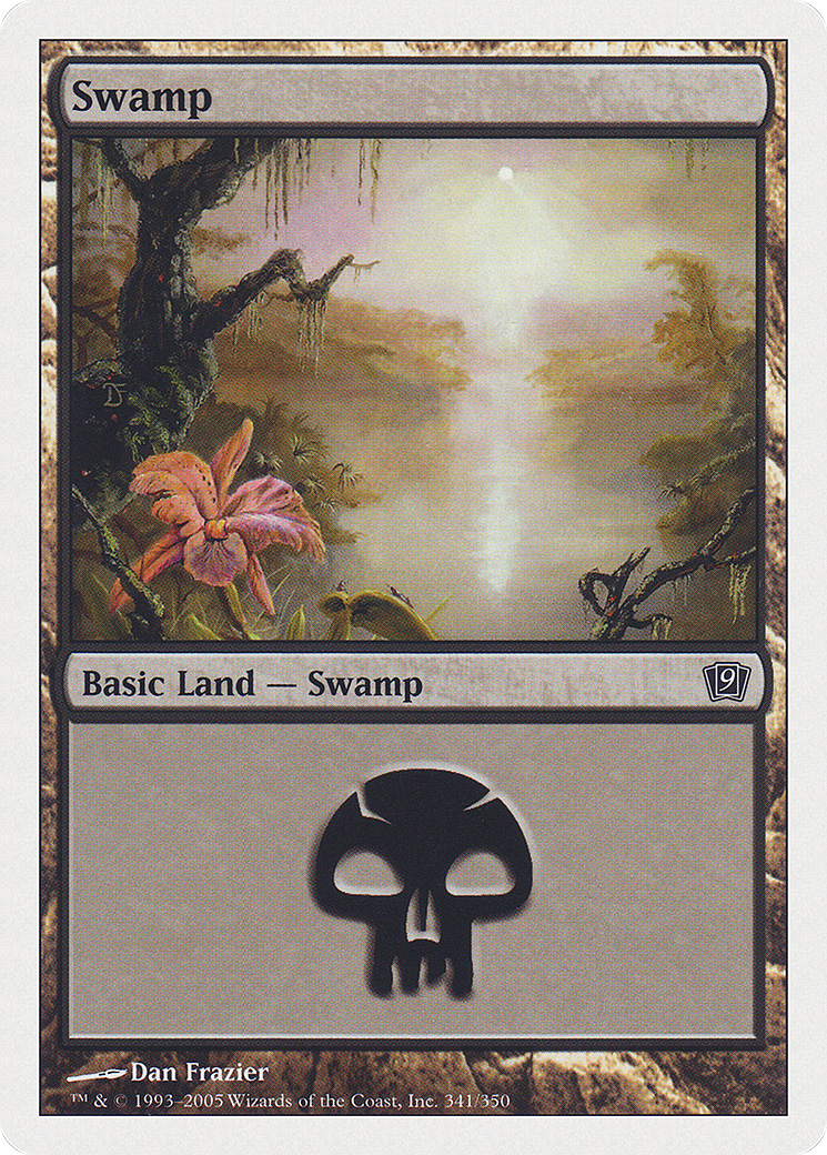 Swamp (341) (9ED-341) [9th Edition] MTG Single Wizards of the Coast