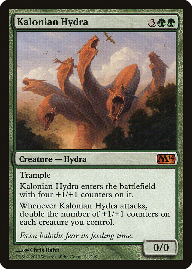 Kalonian Hydra (M14-181) [Magic 2014] MTG Single Wizards of the Coast