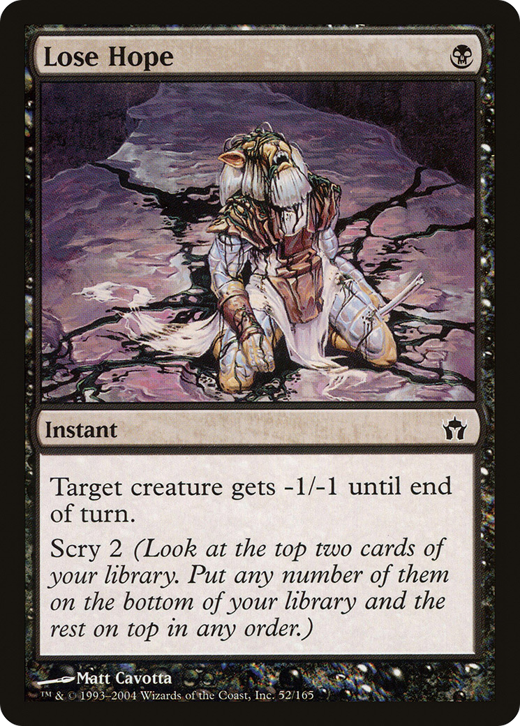 Lose Hope (5DN-052) [Fifth Dawn] Foil MTG Single Wizards of the Coast