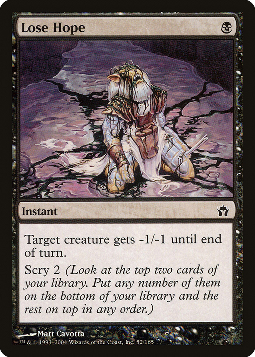 Lose Hope (5DN-052) [Fifth Dawn] MTG Single Wizards of the Coast