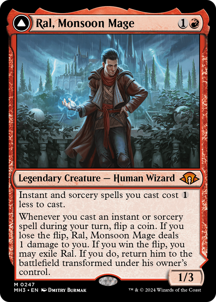 Ral, Monsoon Mage (MH3-247) [Modern Horizons 3] MTG Single Modern Horizons 3