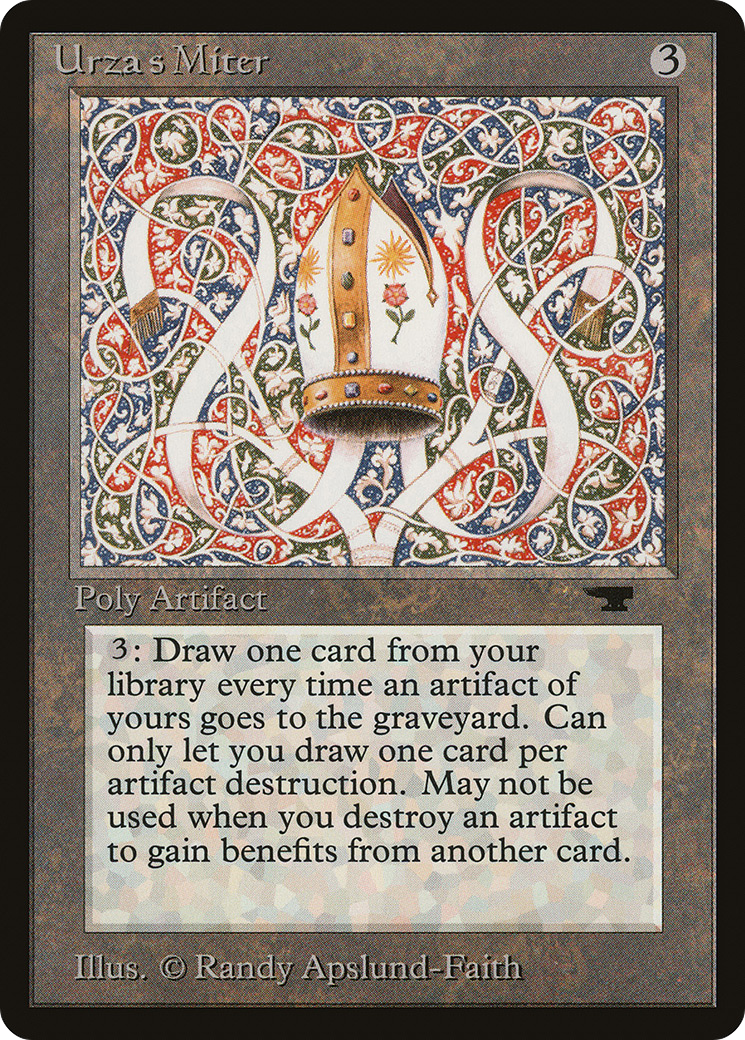 Urza's Miter (ATQ-) [Oldschool] Antiquities MTG Single Wizards of the Coast