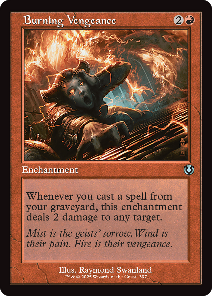 Burning Vengeance (INR-397) [Innistrad Remastered] MTG Single Wizards of the Coast