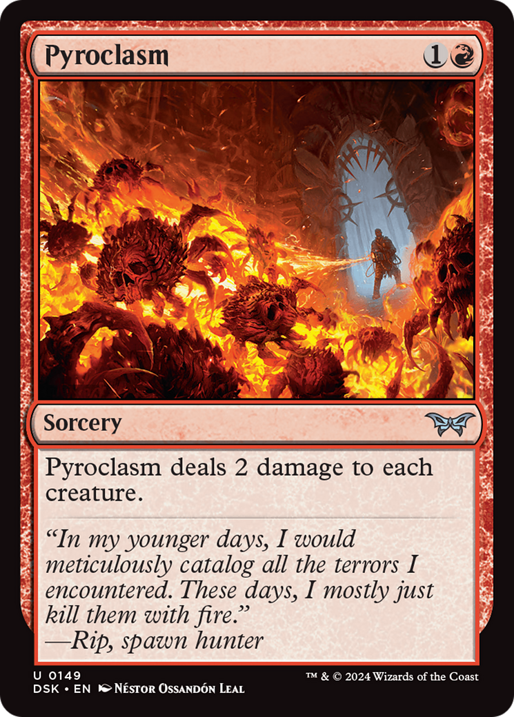 Pyroclasm (DSK-149) [Duskmourn: House of Horror] MTG Single Wizards of the Coast