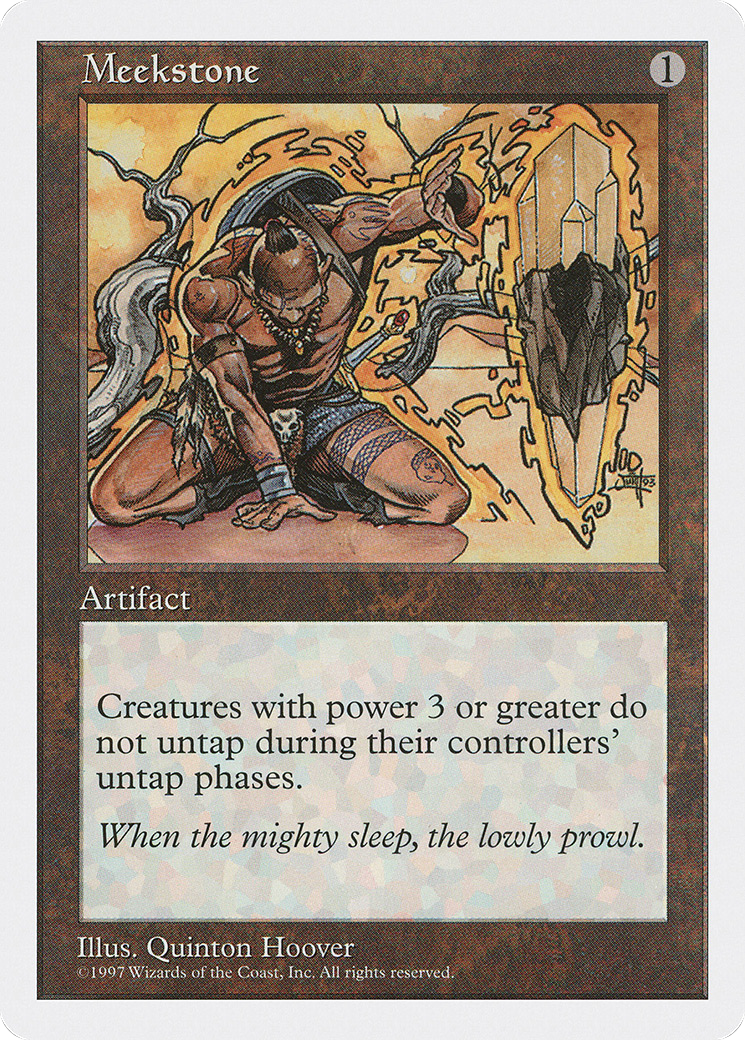 Meekstone (5ED-389) [Fifth Edition] MTG Single Wizards of the Coast