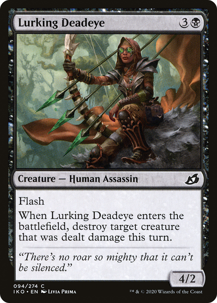 Lurking Deadeye (IKO-094) [Ikoria: Lair of Behemoths] Foil MTG Single Wizards of the Coast