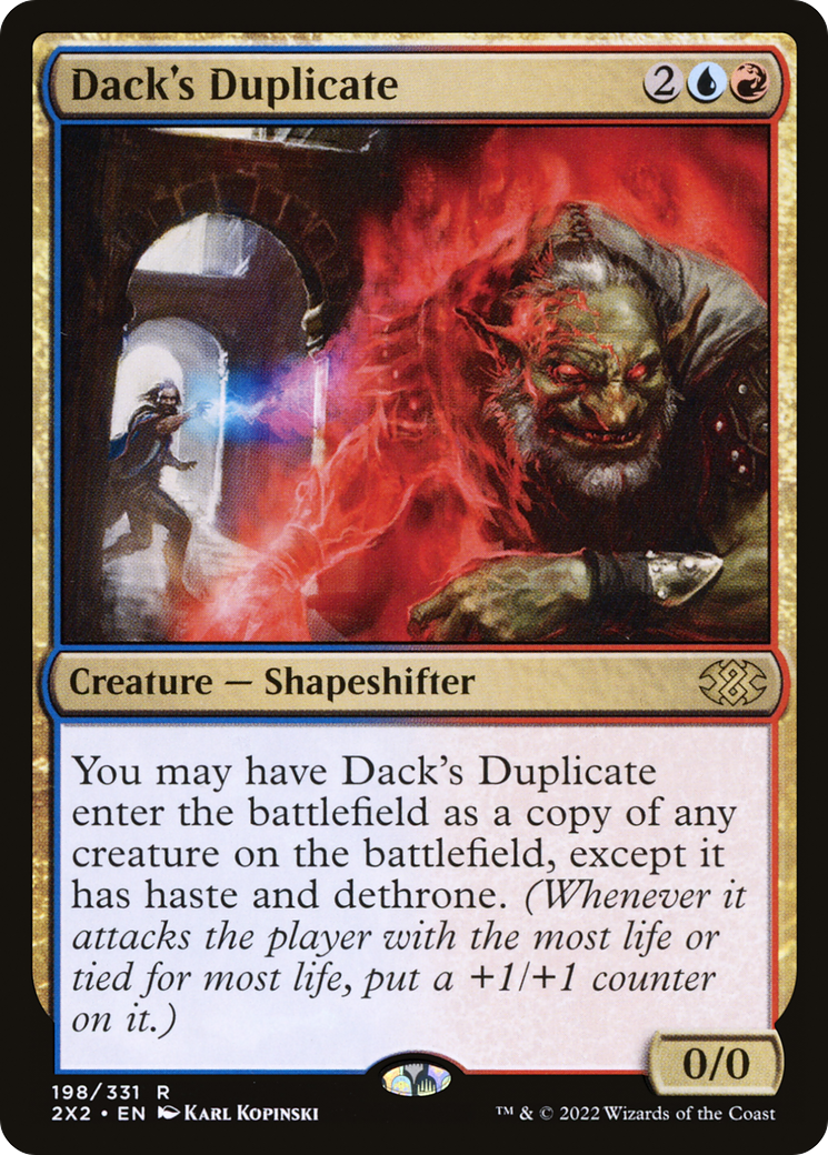 Dack's Duplicate (2X2-198) [Double Masters 2022] MTG Single Wizards of the Coast