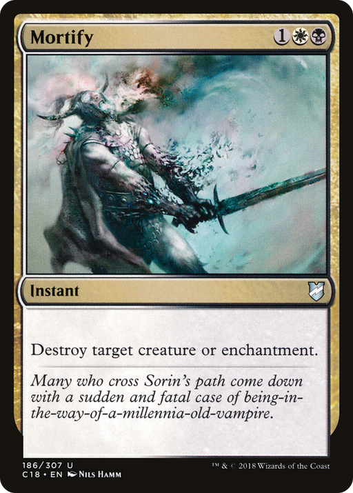 Mortify (C18-186) [Commander 2018] MTG Single Wizards of the Coast