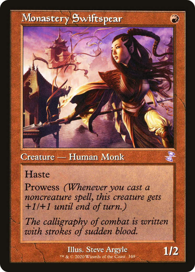 Monastery Swiftspear (TSR-349) [Time Spiral Remastered] Foil MTG Single Wizards of the Coast