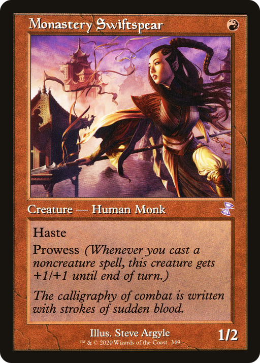 Monastery Swiftspear (TSR-349) [Time Spiral Remastered] MTG Single Wizards of the Coast