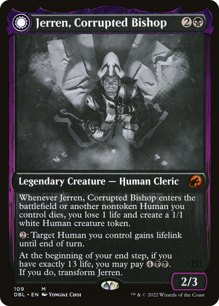 Jerren, Corrupted Bishop (DBL-109) [Innistrad: Double Feature] MTG Single Wizards of the Coast