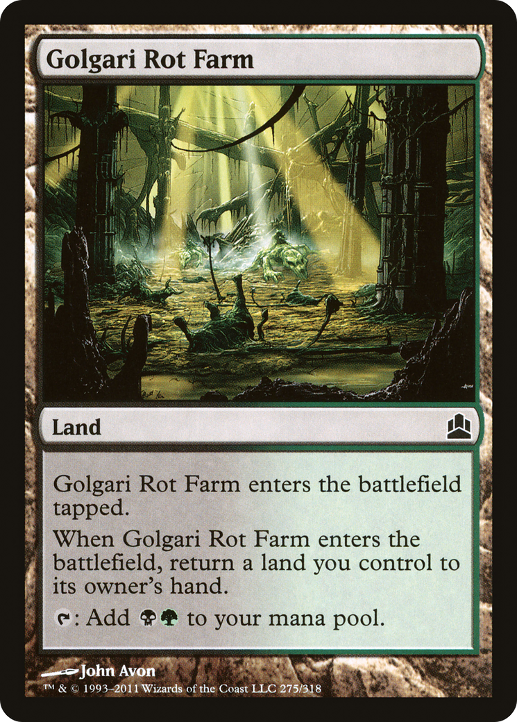Golgari Rot Farm (CMD-275) [Commander 2011] MTG Single Wizards of the Coast