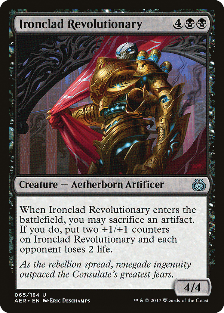 Ironclad Revolutionary (AER-065) [Aether Revolt] MTG Single Wizards of the Coast