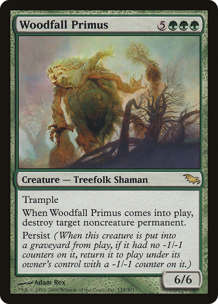 Woodfall Primus (SHM-135) [Shadowmoor] MTG Single Wizards of the Coast