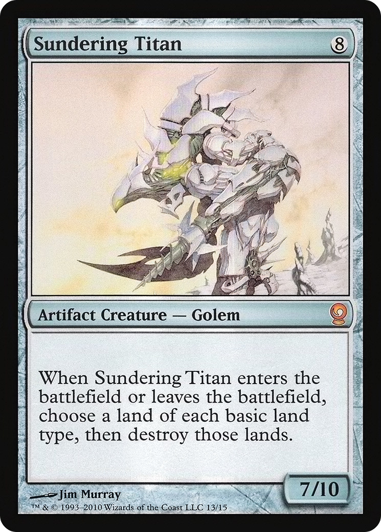 Sundering Titan (V10-) [Misc] From the Vault: Relics Foil MTG Single Wizards of the Coast