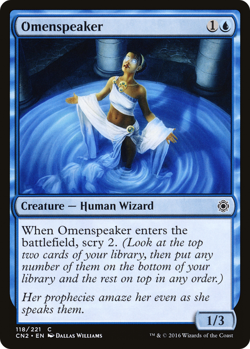 Omenspeaker (CN2-118) [Conspiracy: Take the Crown] Foil MTG Single Wizards of the Coast