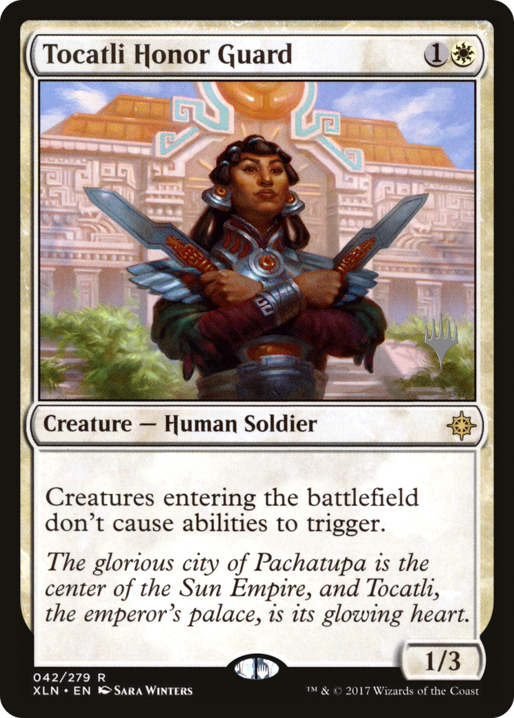 Tocatli Honor Guard (PPM20-42P) [Ixalan Promos] MTG Single Wizards of the Coast