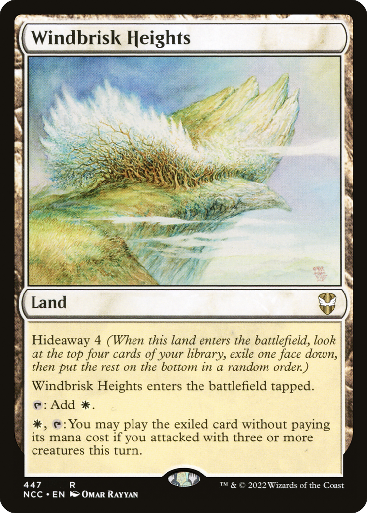 Windbrisk Heights (NCC-447) [New Capenna Commander] MTG Single Wizards of the Coast
