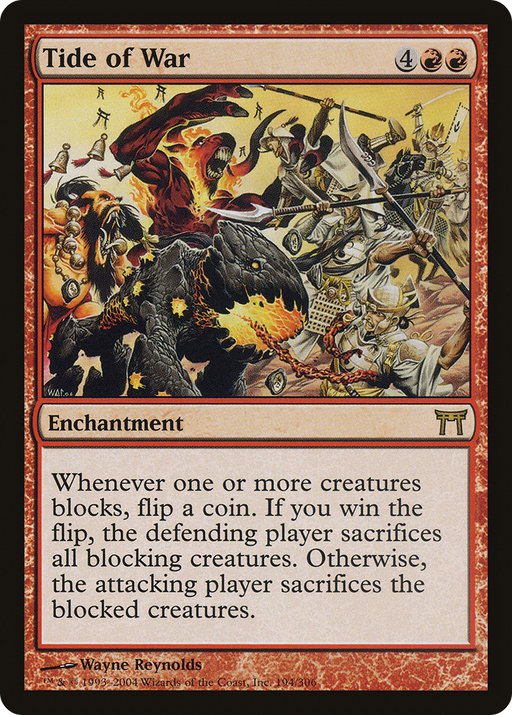 Tide of War (CHK-194) [Champions of Kamigawa] MTG Single Wizards of the Coast