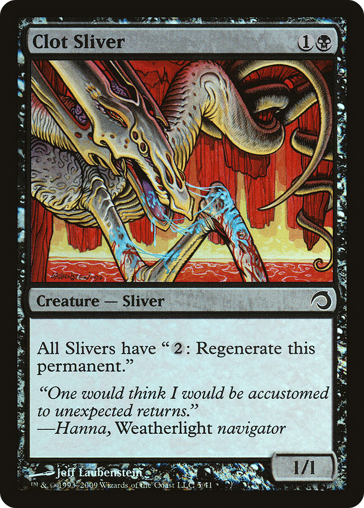 Clot Sliver (PDS-005) [Misc] Premium Deck Series: Slivers Foil MTG Single Wizards of the Coast