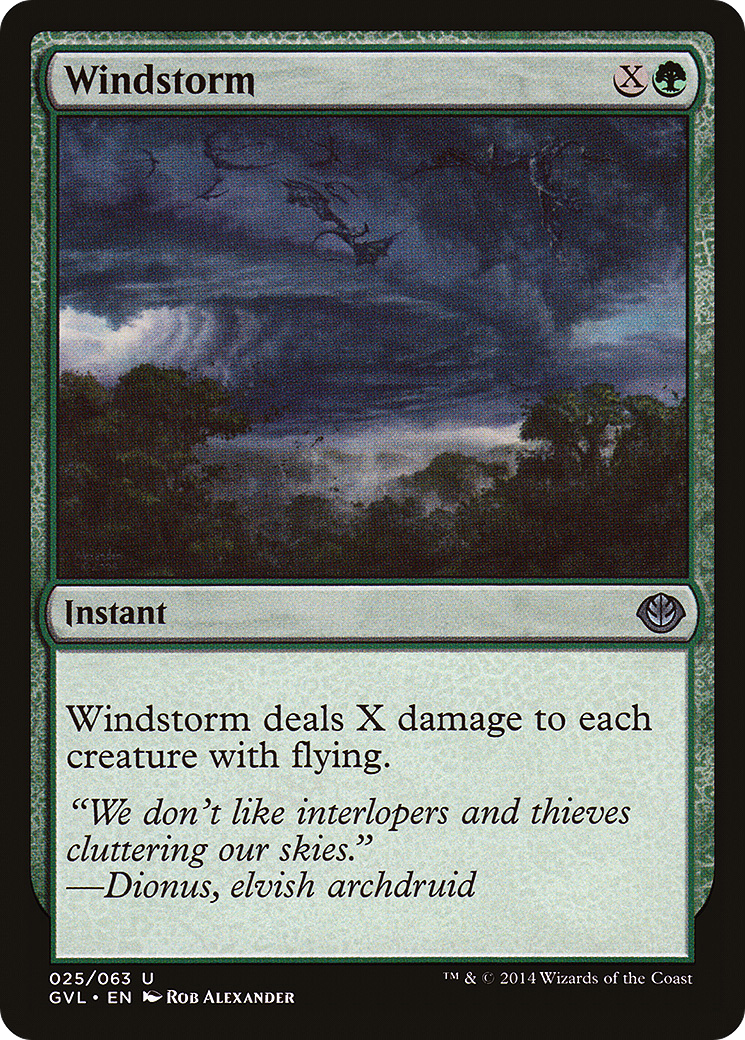Windstorm (DD3-) [Misc] Duel Decks Anthology: Garruk vs. Liliana MTG Single Wizards of the Coast
