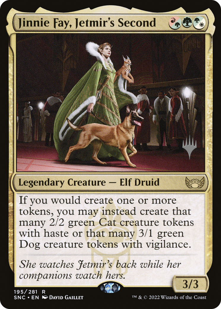 Jinnie Fay, Jetmir's Second (PPSNC-195) [Streets of New Capenna Promos] Foil MTG Single Wizards of the Coast