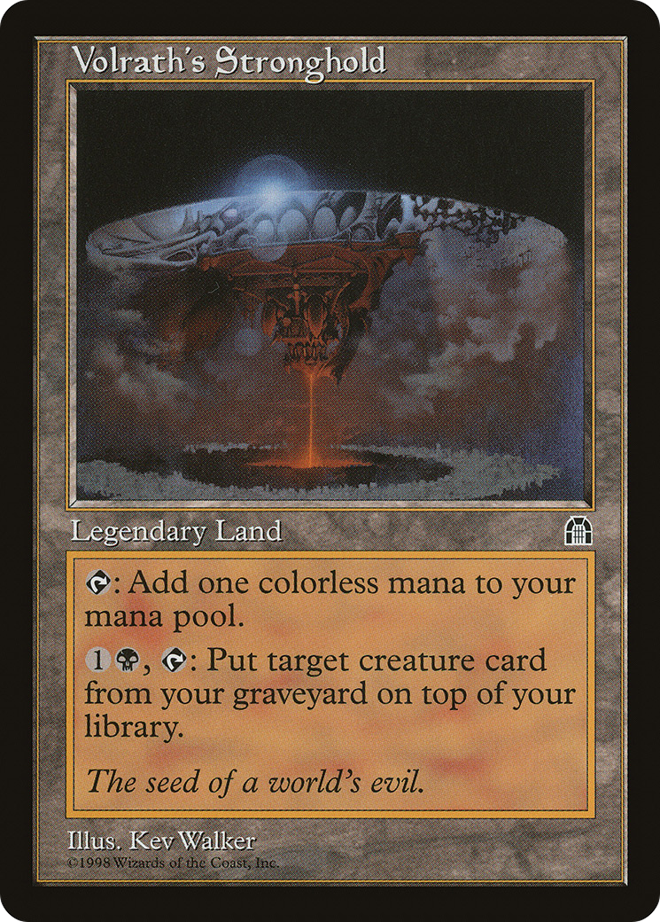 Volrath's Stronghold (STH-143) [Stronghold] MTG Single Wizards of the Coast