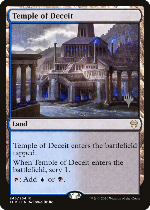 Temple of Deceit (PPTHB-245) [Theros Beyond Death Promos] Foil MTG Single Wizards of the Coast