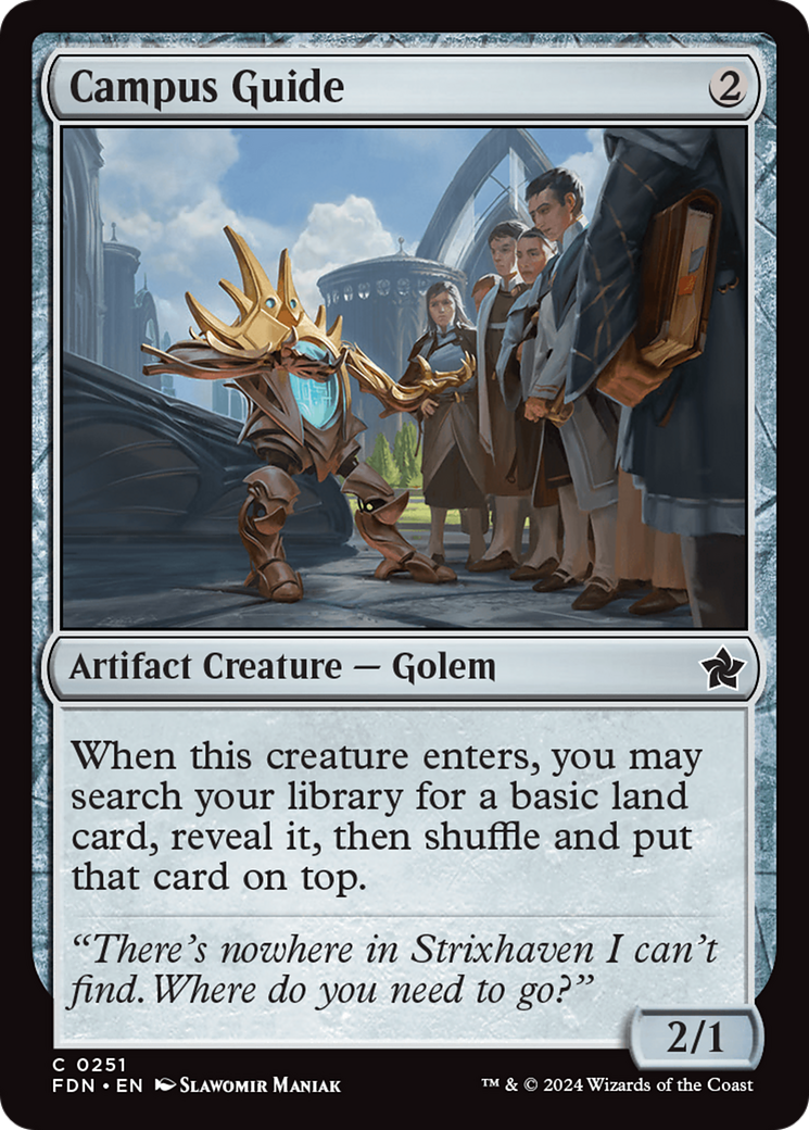 Campus Guide (FDN-251) [Foundations] MTG Single Wizards of the Coast