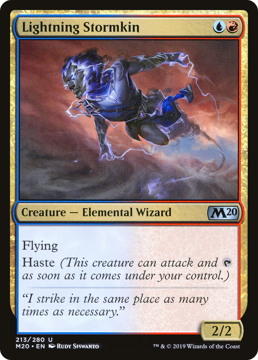 Lightning Stormkin (M20-213) [Core Set 2020] MTG Single Wizards of the Coast