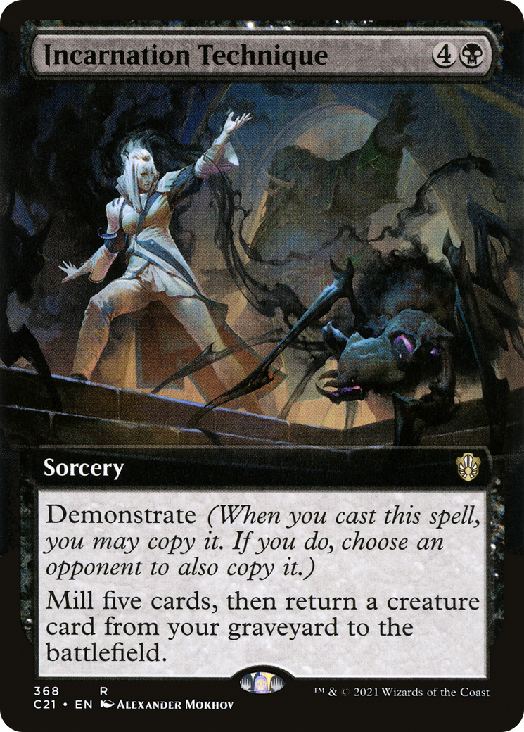 Incarnation Technique (C21-368) [Commander 2021] (Extended Art) MTG Single Wizards of the Coast
