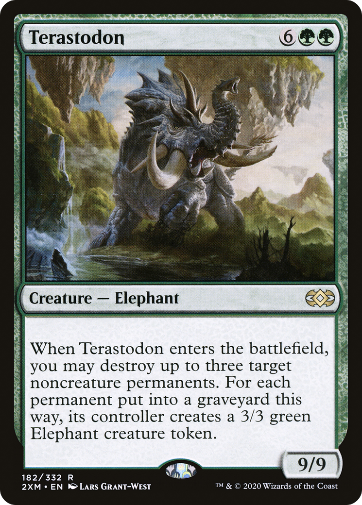 Terastodon (2XM-182) [Double Masters] Foil MTG Single Wizards of the Coast