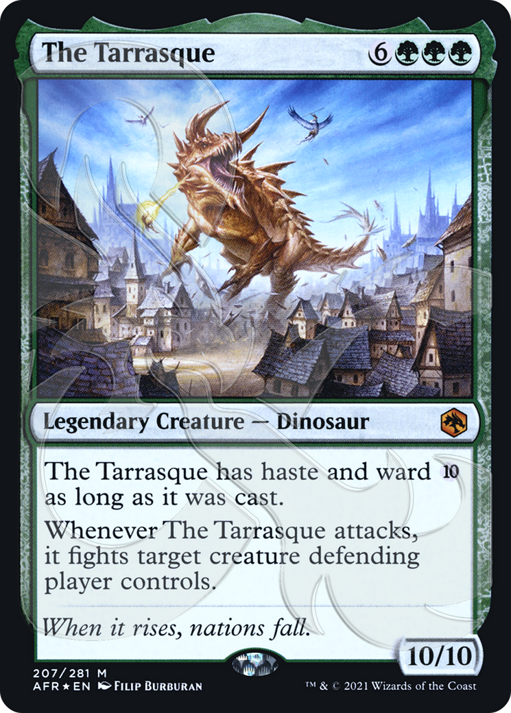 The Tarrasque (AFR&-207) [Adventures in the Forgotten Realms Promos] Foil MTG Single Wizards of the Coast