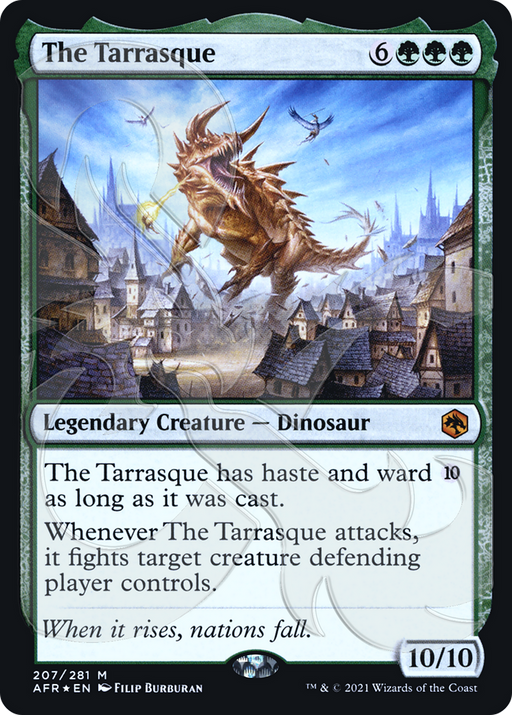 The Tarrasque (AFR&-207) [Adventures in the Forgotten Realms Promos] Foil MTG Single Wizards of the Coast