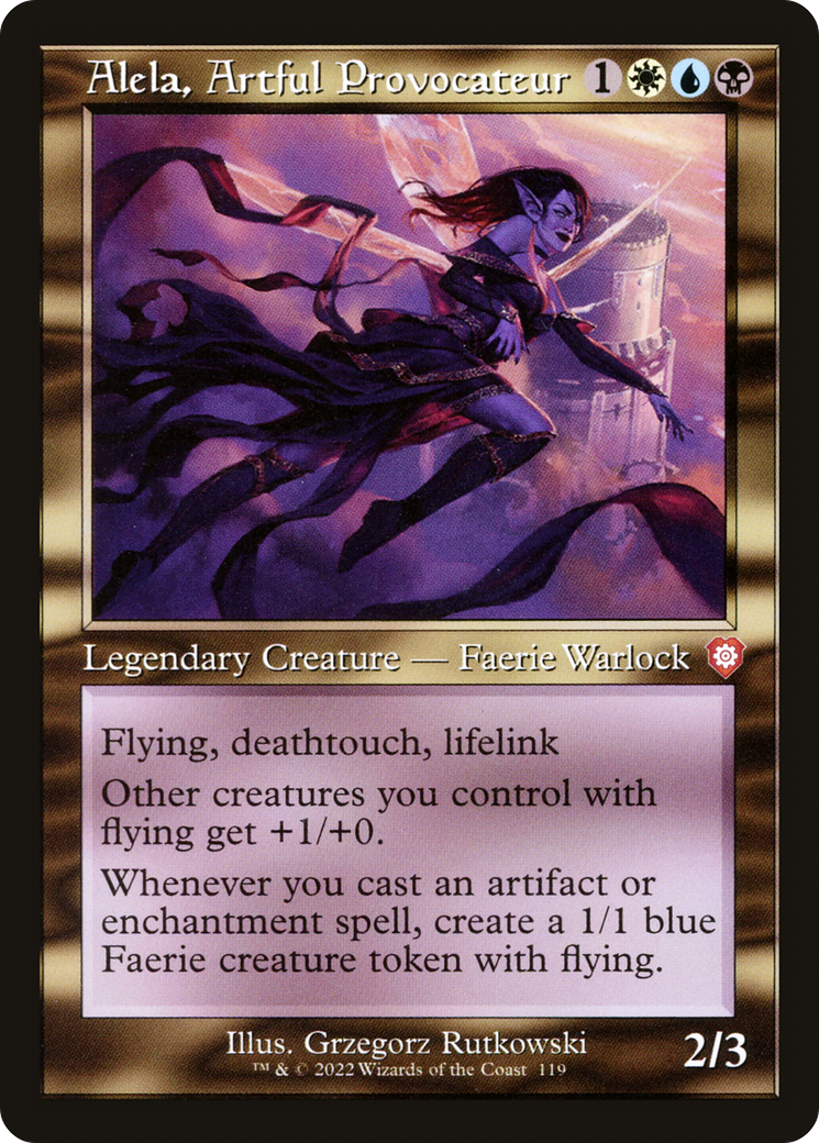 Alela, Artful Provocateur (BRC-119) [The Brothers' War Commander] MTG Single Wizards of the Coast