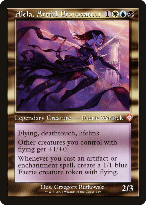 Alela, Artful Provocateur (BRC-119) [The Brothers' War Commander] MTG Single Wizards of the Coast