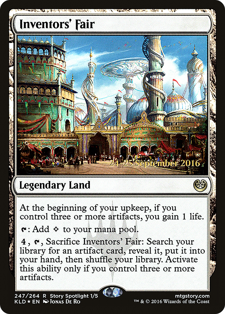 Inventors' Fair (PRE-247) [Kaladesh Promos] Foil MTG Single Wizards of the Coast