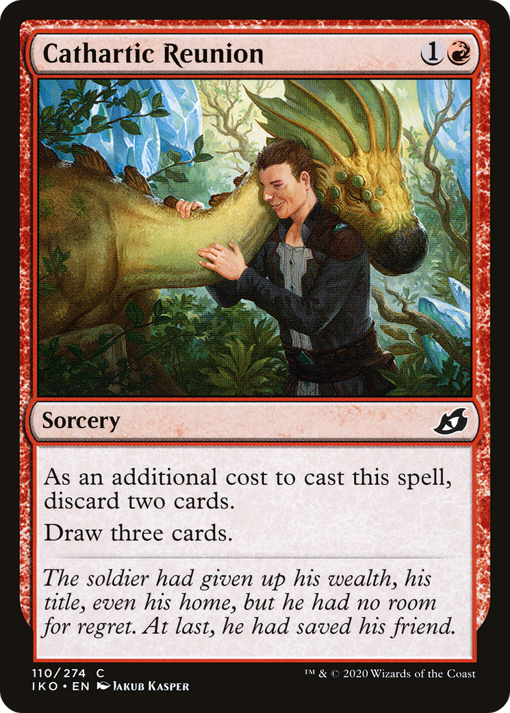 Cathartic Reunion (IKO-110) [Ikoria: Lair of Behemoths] Foil MTG Single Wizards of the Coast