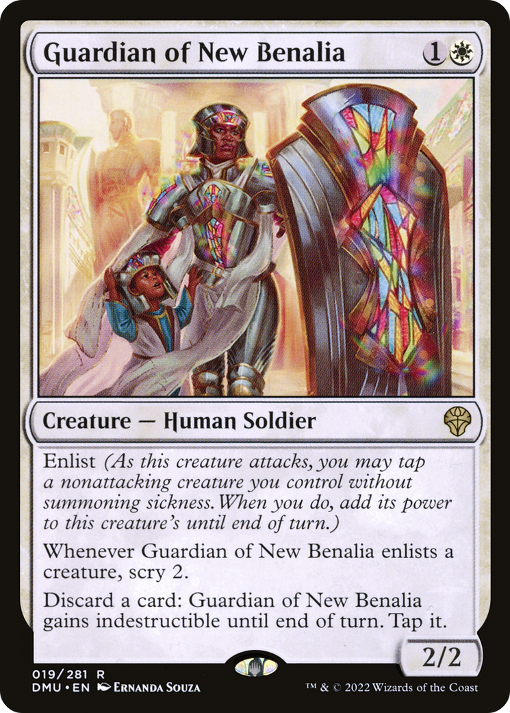 Guardian of New Benalia (DMU-019) [Dominaria United] Foil MTG Single Wizards of the Coast